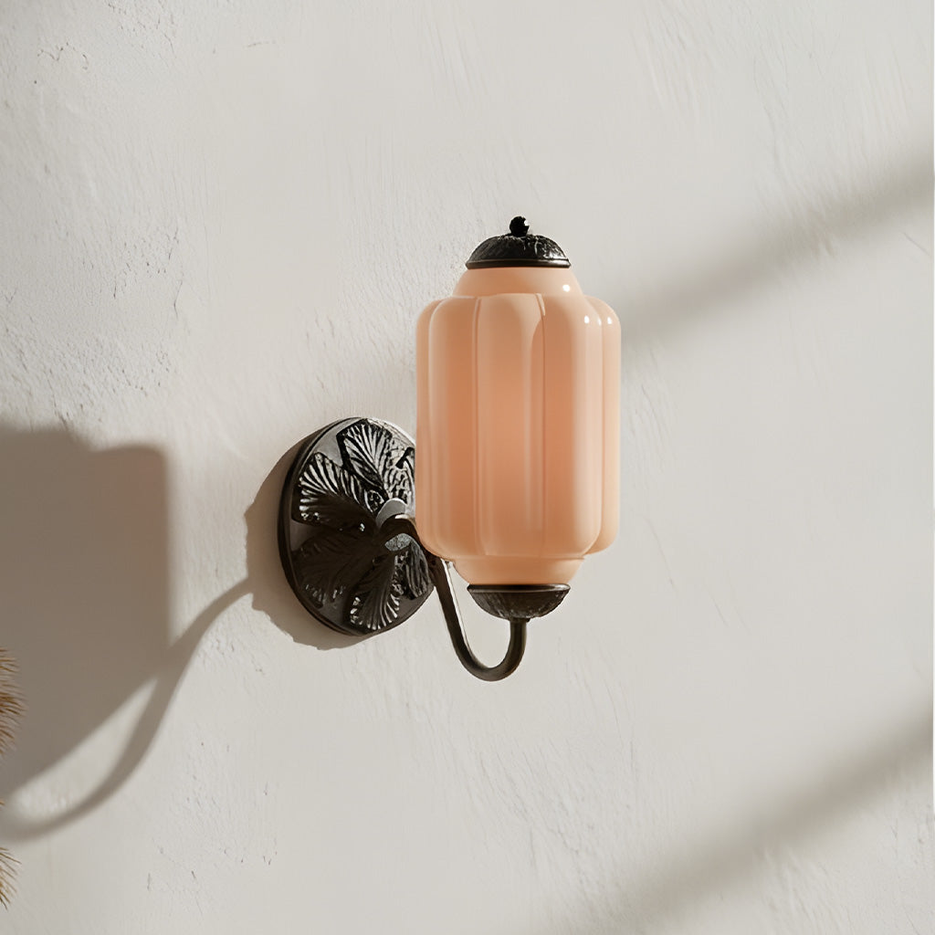 Lumen Eloise Milk Glass Wall Sconce