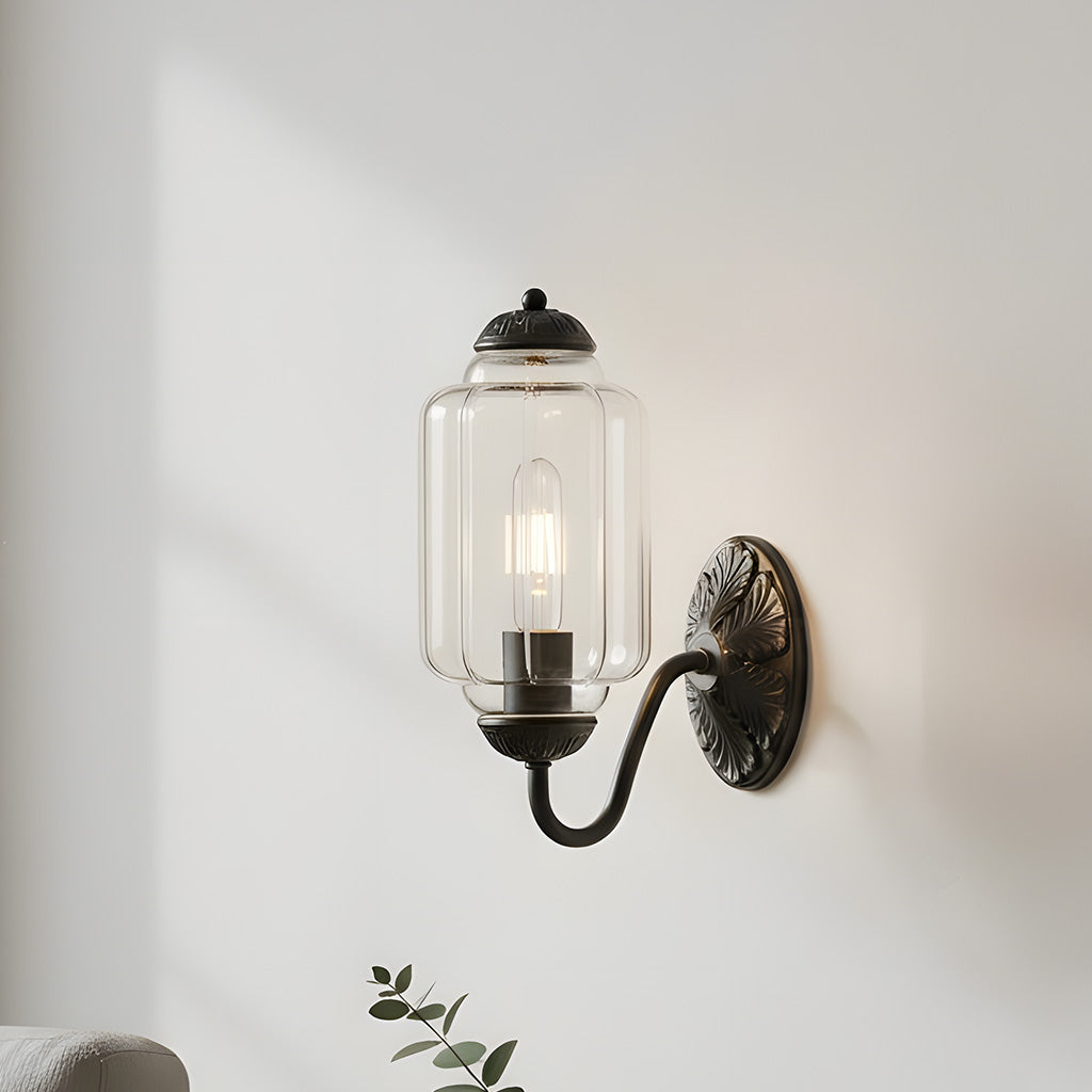 Lumen Eloise Milk Glass Wall Sconce