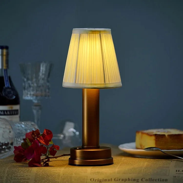 Lumen Cordless Fabric Table Lamp