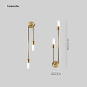 Lumen Meza Gold Wall Sconce Set
