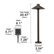 Lumen Hat Shade Pathway Light