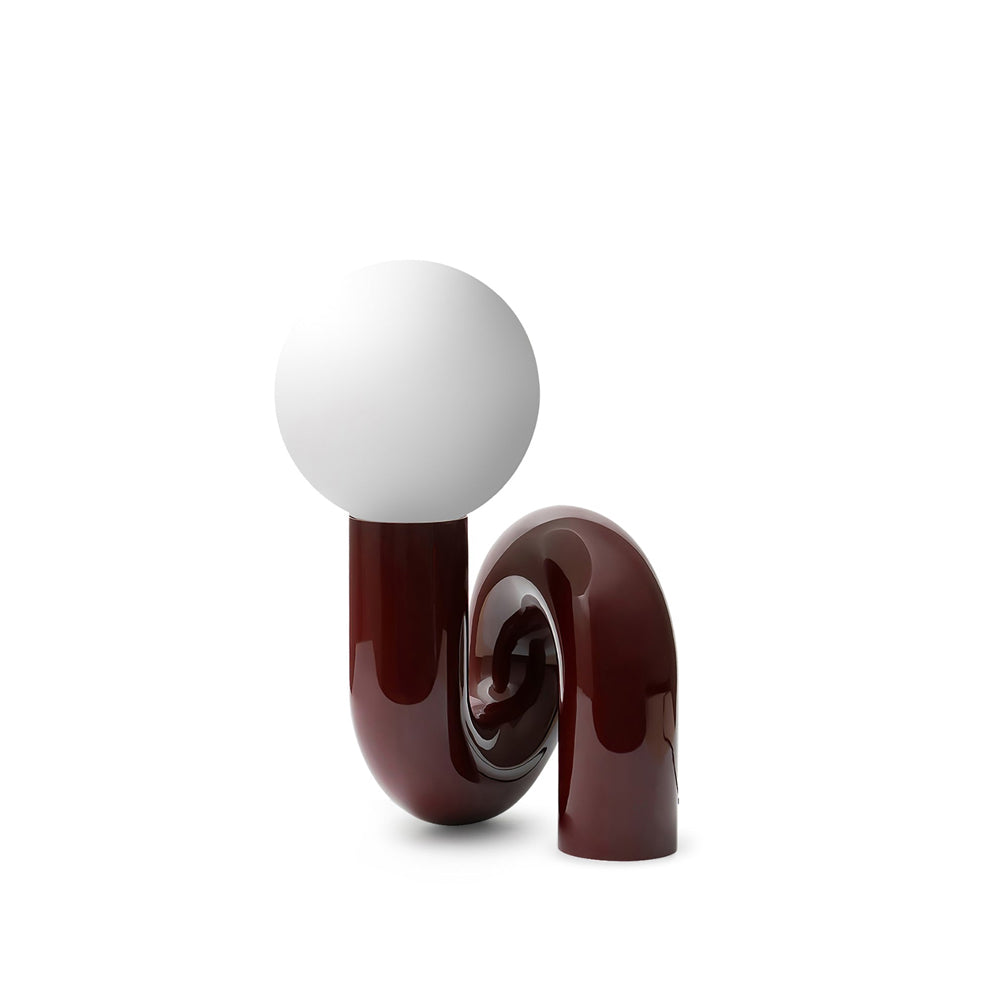 Lumen Spiral Glass Table Lamp