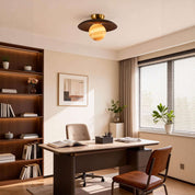 Lumen Nordic Glass Ceiling Lamp