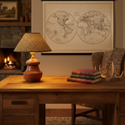 Lumen Plaid Shade Table Lamp