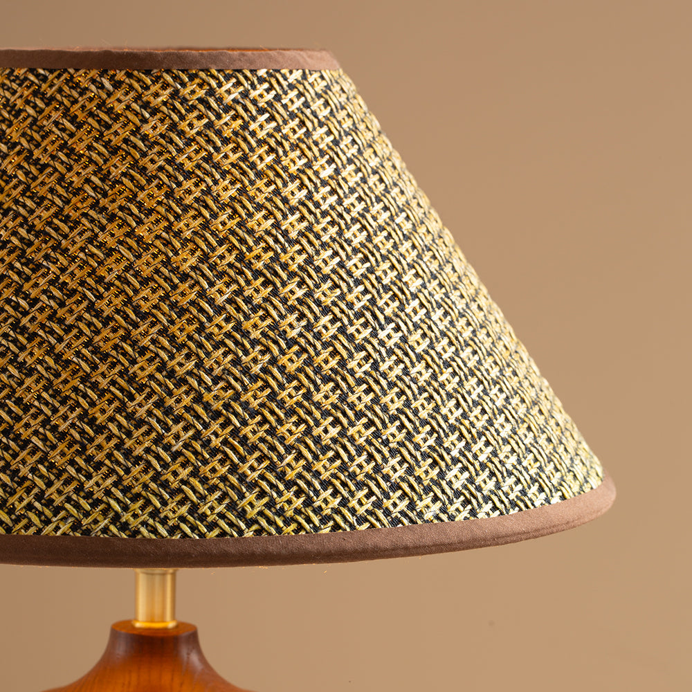 Lumen Plaid Shade Table Lamp