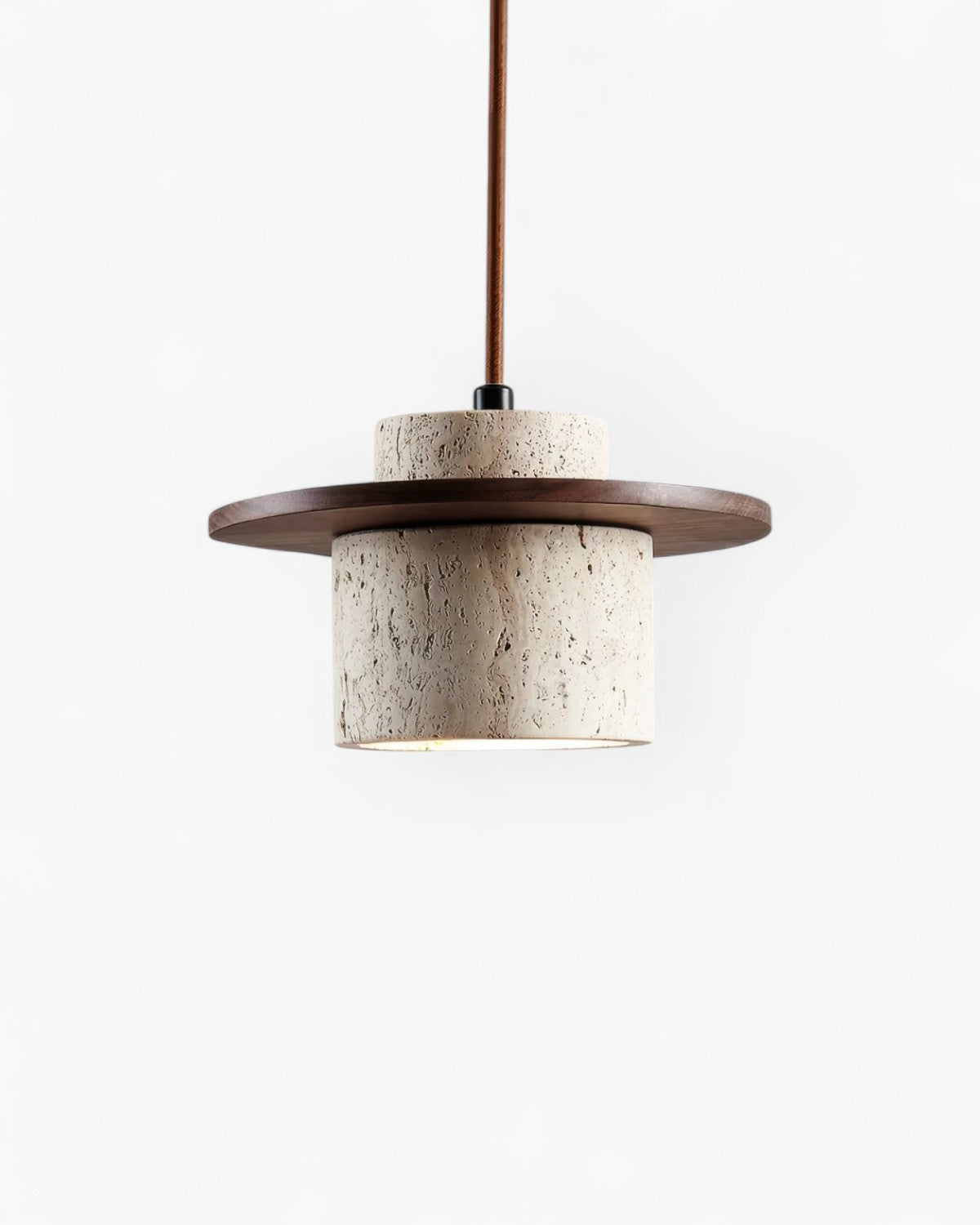 Lumen Coren Travertine Stone Pendant