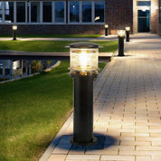 Lumen Tiered Cylinder Outdoor Post Light