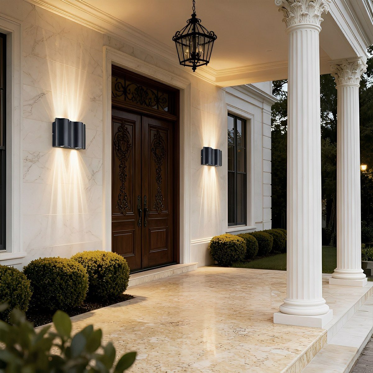 Lumen Water Ripple Outdoor Wall Sconce