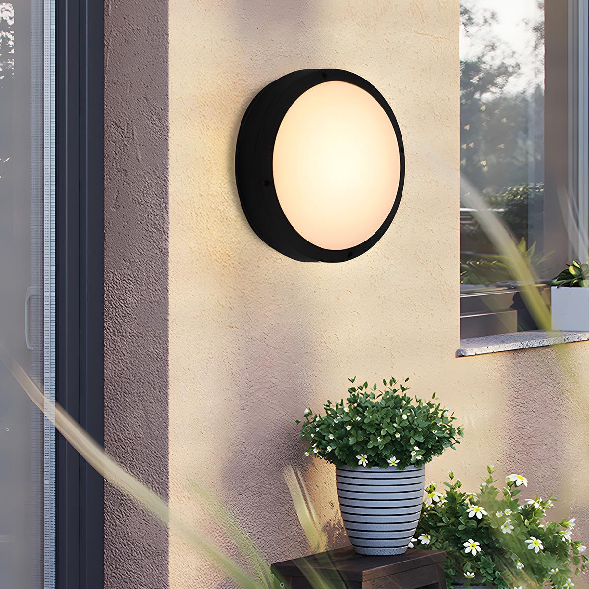 Lumen Round Outdoor Porch Light