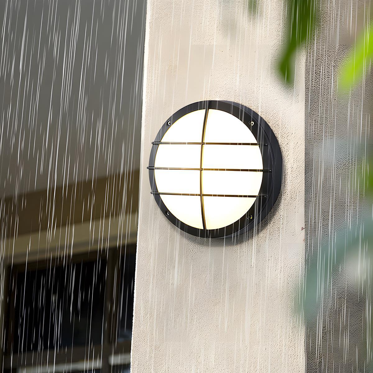 Lumen Round Outdoor Porch Light