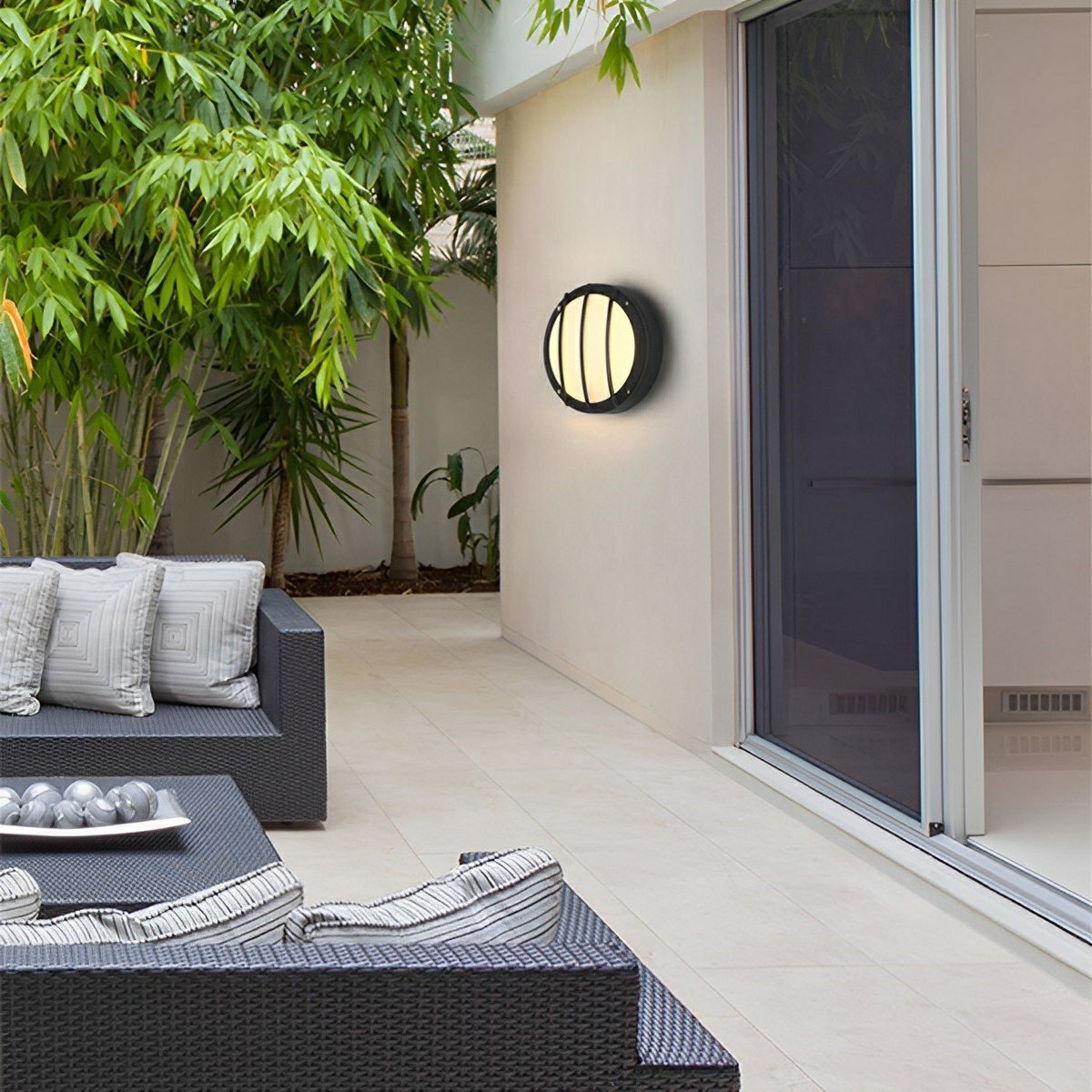 Lumen Round Outdoor Porch Light