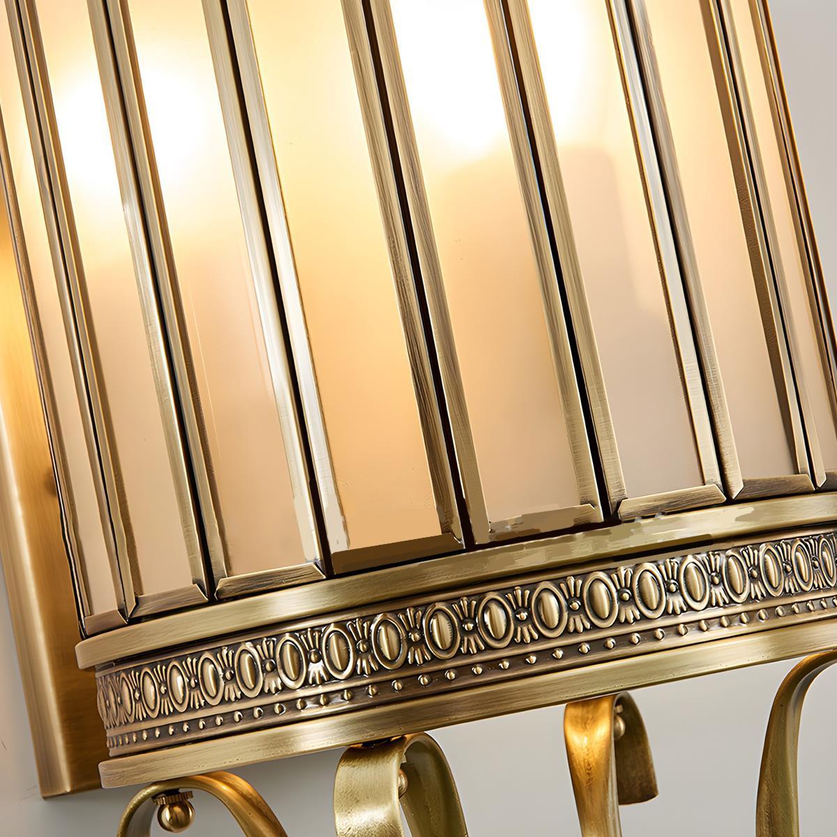 Lumen Vintage Copper Porch Wall Light
