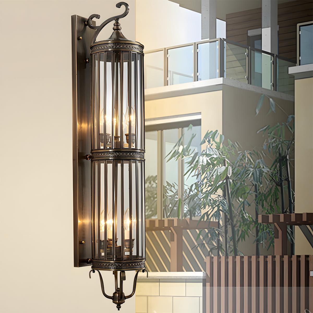 Lumen Vintage Copper Porch Wall Light
