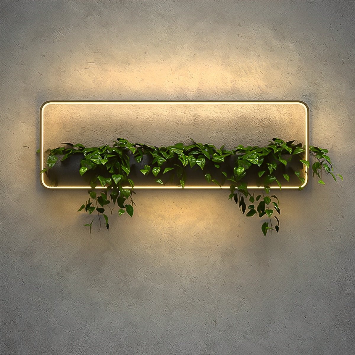 Lumen Illuminated Planter Wall Light