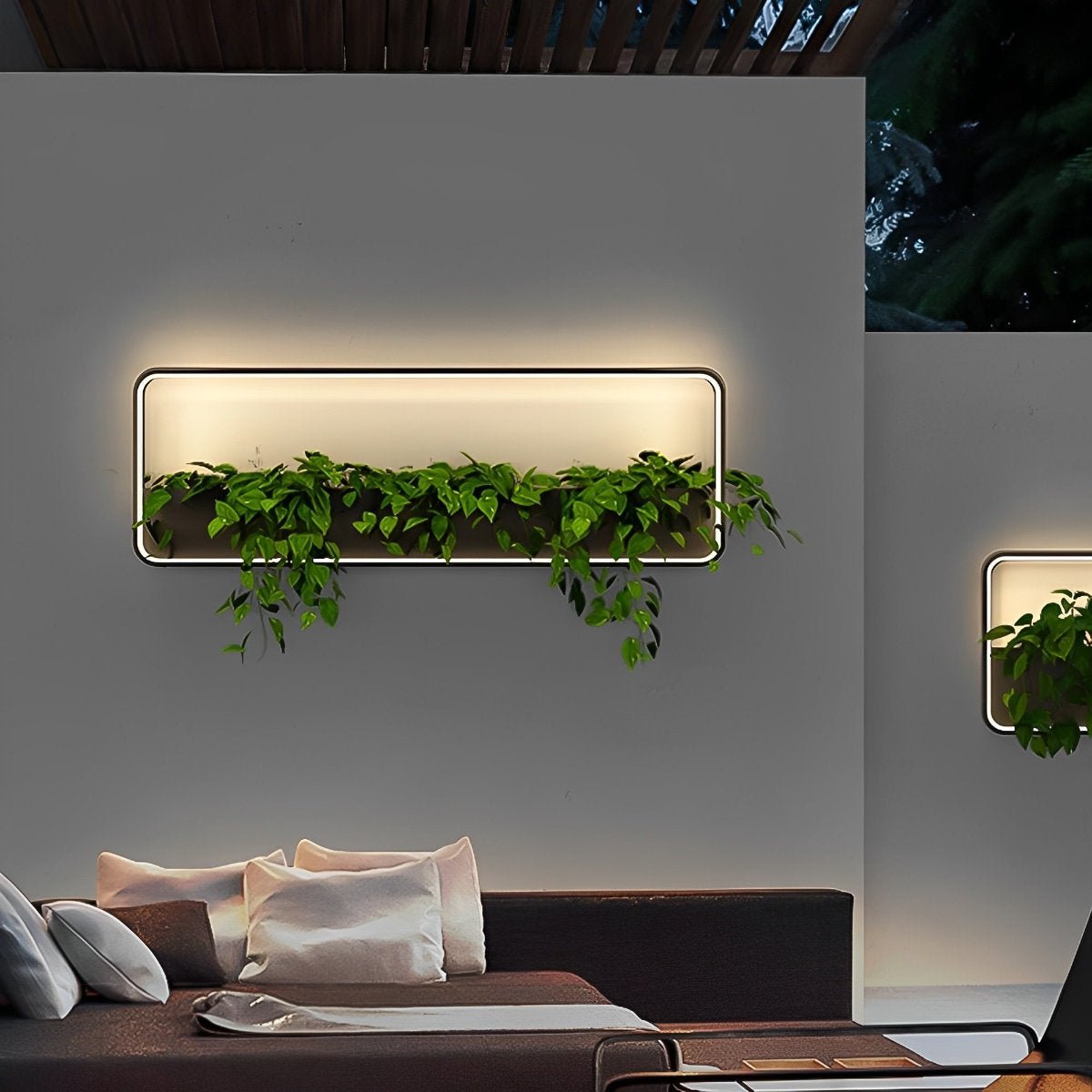 Lumen Illuminated Planter Wall Light