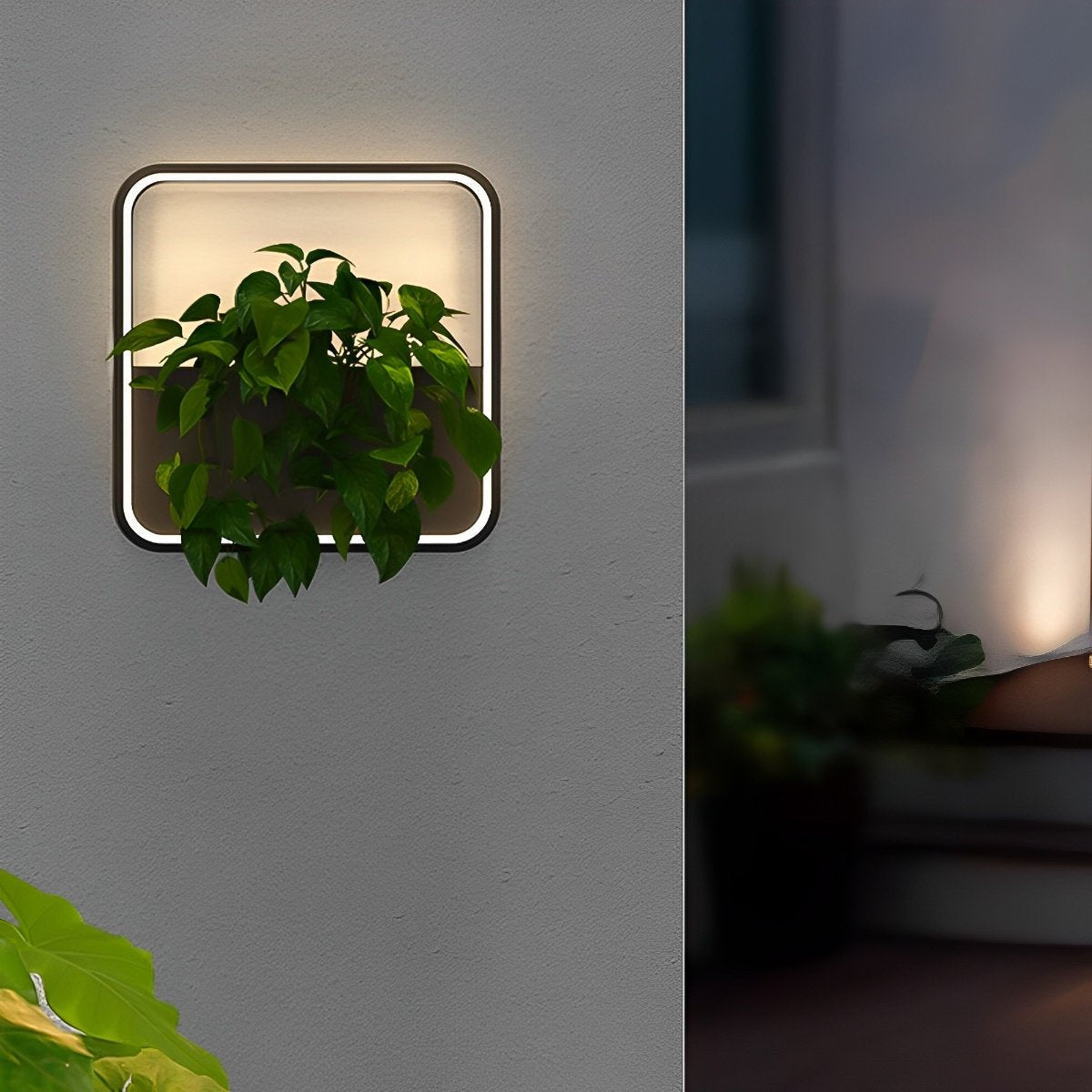 Lumen Illuminated Planter Wall Light