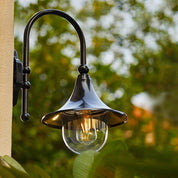 Lumen Farmhouse Horn Outdoor Wall Light