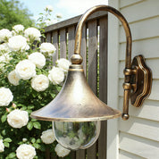 Lumen Farmhouse Horn Outdoor Wall Light