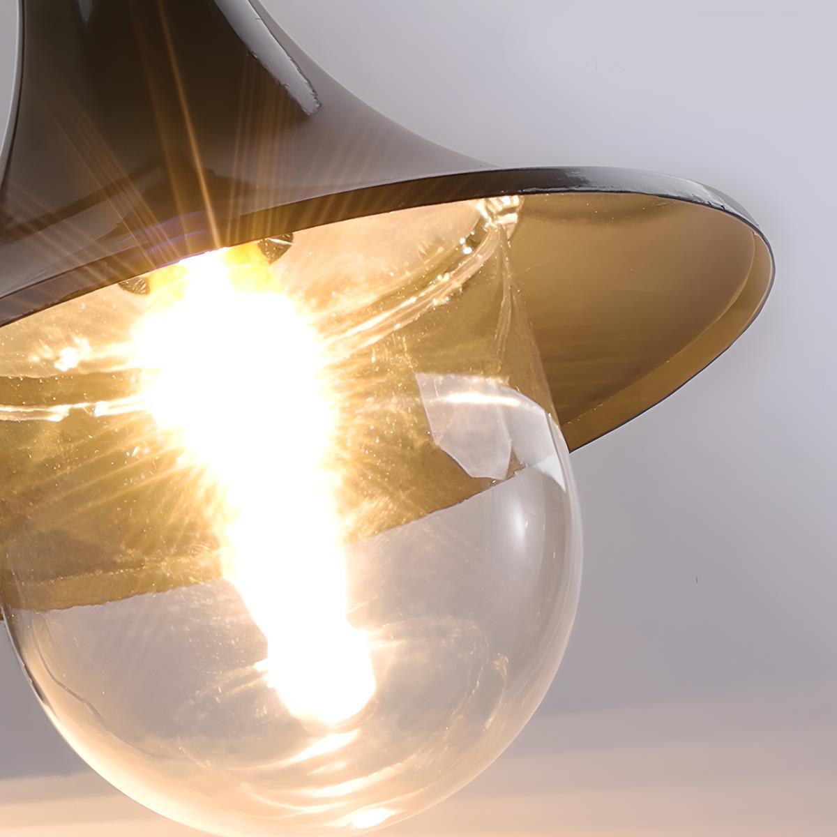 Lumen Farmhouse Horn Outdoor Wall Light