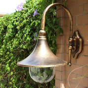 Lumen Farmhouse Horn Outdoor Wall Light