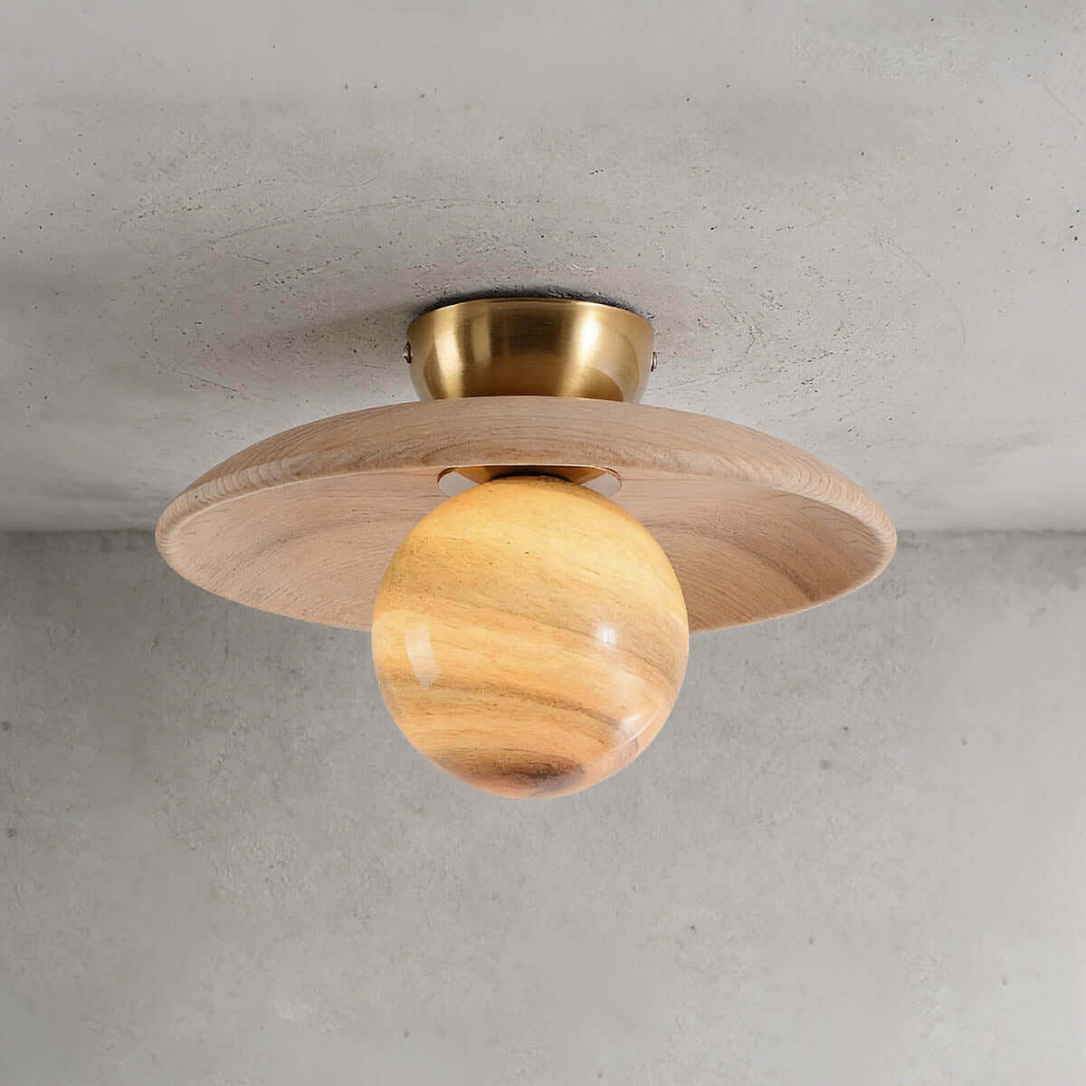Lumen Nordic Glass Ceiling Lamp