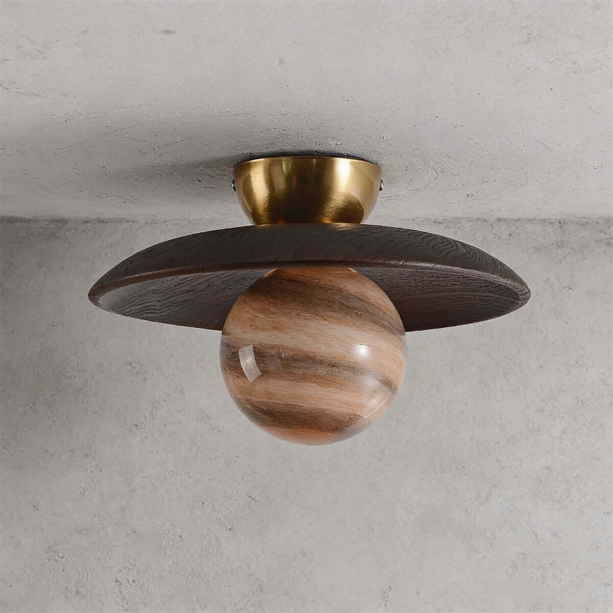 Lumen Nordic Glass Ceiling Lamp
